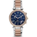 Michael Kors Ladies Parker Rose Gold Chronograph Watch - MK6141